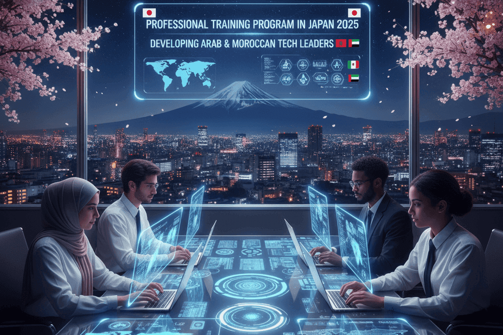 برنامج التدريب المهني في اليابان 2025: فرصة للشباب العرب والمغاربة في تكنولوجيا المعلومات