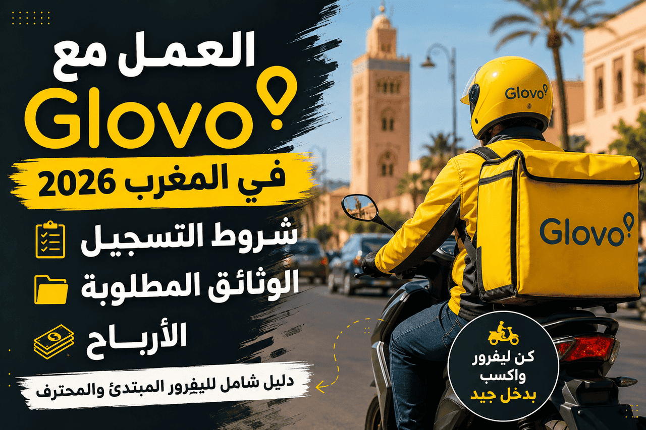 العمل مع Glovo في المغرب 2026 شروط التسجيل والوثائق المطلوبة والأرباح