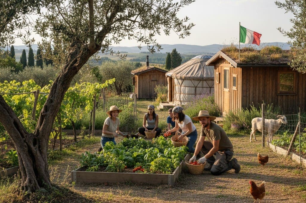العمل التطوعي في إيطاليا 2026: فرصة فريدة للعيش في مزرعة إيكولوجية بتوسكانا