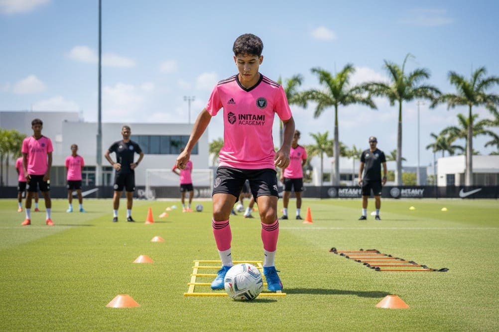 كيف تحصل على فرصة اختبار كرة القدم في أكاديمية إنتر ميامي في الولايات المتحدة